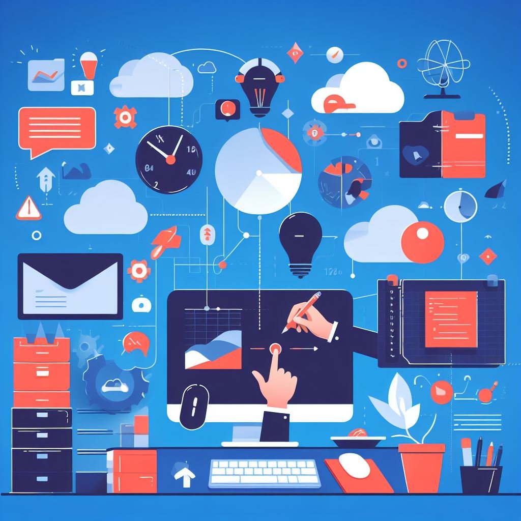 Tips for Efficient File Management in Windows 10 윈도우 10 파일 관리 방법에 대한 묘사한 그림