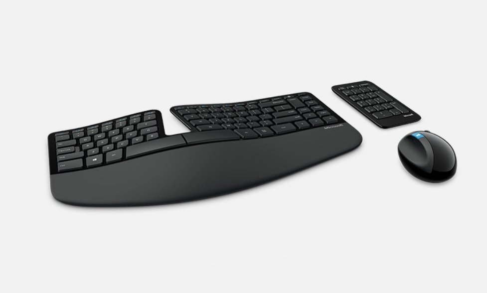 최고의 인체공학적 키보드 Microsoft Sculpt